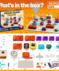 Unboxed Hands On Science Kit For Kids With 420 Plus Projects And 50 Circuit Parts Includes Bubble Maker Fan And Flying Helicopter