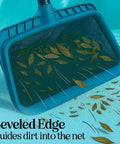 Heavy Duty Pool Skimmer Net With Deep Mesh For Efficient Leaf Cleanup In Pools And Ponds, Sturdy PP Frame, Fine Debris Rake Net