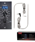 Digital Thermostat Kit Replacement Controller For Pellet Grills With Dual Meat Probes shown with packaging