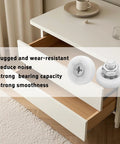 Eight Piece 22mm Drawer Rollers With Bearings And Nuts For Cabinets Sliding Doors And Filing Cabinets Smooth Quiet Drawer Glide Nylon Pulley Wheels Includes 9mmThreaded Rod M6x1 next to open drawer
