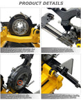 Detailed view of Heavy Duty One Horsepower Electric Pipe Threader Cutting Machine For Half To Four Inch Steel Tubing.