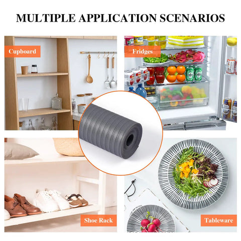 Non Adhesive Shelf Liner For Kitchen Cabinets And Drawers Features Washable Anti Slip Patterns That Keep Things Locked In Place While Leaving Zero Residue Behind Delivers A Super Slick Makeover For Your Daily Storage Needs
