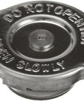 All Makes And Models Radiator Cap With Spot On Pressure Control Vent And Vacuum Relief Valves Vehicle Specific Fit Easy No Adjust Installation Durable Cooling System Cap For Cars Trucks And SUVs in metal finish
