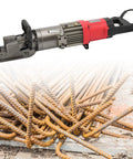 Heavy Duty Electric Rebar Bender Machine For Steel Bars, Hydraulic Handheld Bending Tool With Adjustable Angles, Fast 90 Degree Bend on steel rods.