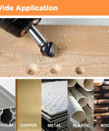Pro Grade Countersink Drill Bit Set 5 Piece M2 High Speed Steel With 82 Degree Countersink drilling wood