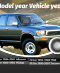 Toyota SUV with Rear Wheel Axle Shaft Bearing, fits 1984-2001 4Runner, 1984-1995 Pickup, 1993-1998 T100, and 1995-2001 Tacoma.
