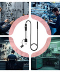 Phone Borescope Endoscope With 6 LED Lights And 3.3ft Flexible Cable, workshop use image