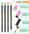 40 Pieces Motivational Color Changing Mood Pencils With Erasers For Back To School Kids Students Classroom Gifts Bible Verse Messages