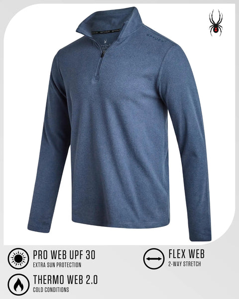 Mens Lightweight Quarter Zip Fleece Pullover For Gym And Running Soft Breathable Grid Fleece Athletic Top Cozy Yet Rugged Layering Shirt Size Medium Blue Slate