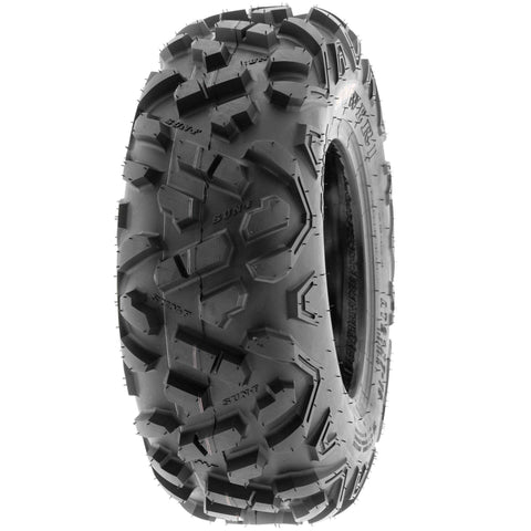 All Terrain ATV UTV Tires 145 70 6 6 Ply A051 Power II side view showing tread pattern for off-road use