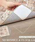 Applying Non Slip Rug Tape For Rubber Backing Rugs 12 Pack Carpet Stickers That Grip Hardwood Floors, Easy Install Rug Grips