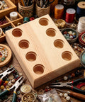 Beading and Pliers Organizer Tray for Desktop and Workbench Tools Multi Slot Pliers Storage Rack on craft table