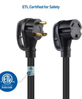 Heavy Duty 30 Amp RV Extension Cord 15 Foot For TT 30P To TT 30R Outdoor Power Cable Weather Resistant And Flexible 10 3 STW