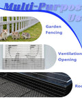 6 Inch By 100 Ft Solar Panel Bird Guard Kit With 100 Fastener Clips Anti Rust Critter Shield Rooftop Bird Wire Screen fencing use