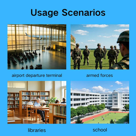 Usage scenarios for Game Changing 30 Device Charging And Storage Cart With Secure Lockers For Smartphones And Tablets in classrooms, airports, and libraries.