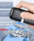 DIY Friendly Watch Back Opener Kit With Adjustable Wrench Rotary Case Opener for Quick Battery Changes and Easy Watch Repair