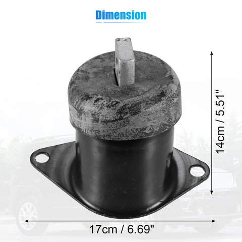 Straight Shot Engine Motor Mount For Honda Accord And Crosstour 2008 To 2012 Sweet Ride Built Tough close-up showing dimensions.