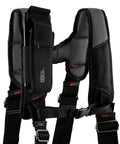 Heavy Duty Built To Last 1680 Denier Poly Carpenter Tool Belt With Gel Padded Suspenders, close-up of gel padding