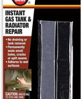 Instant Gas Tank And Radiator Repair Epoxy Putty That Grips Wet Surfaces, Steel Reinforced For A Permanent Seal On Holes Cracks And Seams