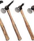 694K 4 Piece Body And Fender Repair Tool Set with wood handles and alloy steel heads for auto body work and metal shaping.