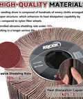 4.7 By 4 Inch Surface Conditioning Drum With 80 Grit Emery Cloth For Burnishing Machines, featuring heat dissipation and emery layers.