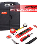 160 Piece General Household Hand Tool Set Kit With Plastic Toolbox And Electrician Tools For Everyday Home Repairs DIY Projects