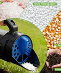 Handheld Spreader For Lawn Care 3 In 1 Seed Fertilizer Ice Melt With Adjustable Openings And 84 Oz Capacity Perfect For Yards