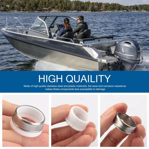 Outboard Water Pump Drive Shaft Collar And Spacer Kit For 115-300HP Two And Four Stroke Motors With Collar 61A-45527-00-00