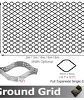 Gravel Stabilizer Grid For Lawn And Driveway 5 Cm Depth 5 M By 10 Ft Long Erosion Control Heavy Duty Grid Illustration