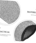 Close-up of the material showing texture of Badass Cut Resistant Arm Sleeves For Men And Women Slash Proof Forearm Guards.