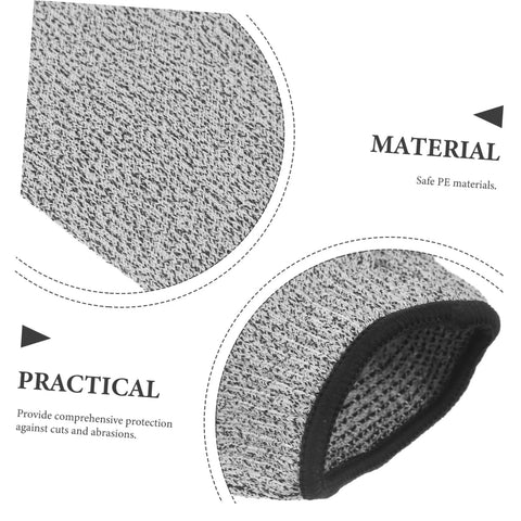 Close-up of the material showing texture of Badass Cut Resistant Arm Sleeves For Men And Women Slash Proof Forearm Guards.