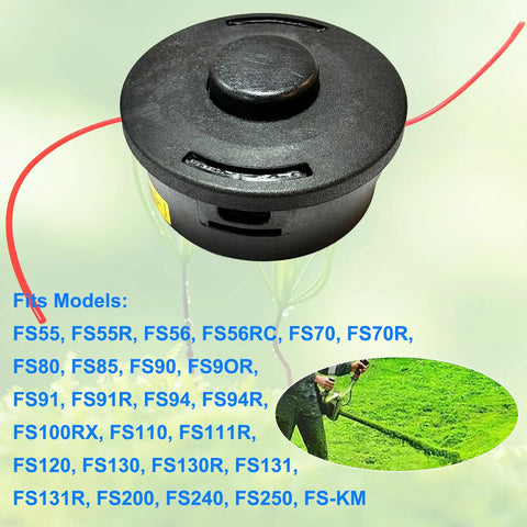 Gearbox Trimmer Head With AutoCut 25 2 Replacement For Brushcutter Weed Eater Gas Trimmers Easy Install Fits FS Models