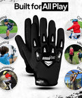 Youth Motocross Gloves For Kids And Teens Pro Grade Protection For Dirt Bike And BMX Riders Durable Grip Breathable Comfort Fit