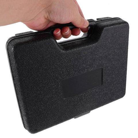 Compact Pneumatic Air Pencil Die Grinder With Heavy Duty Steel Build For Precision Engraving And Polishing Tasks black carrying case with textured surface