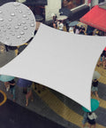 14 By 14 Foot Grey Waterproof Sun Shade Sail UPF50 Plus Canopy Awning Shelter For Outdoor Patio Backyard Garden Carport Water Resistant UV Block 95 Percent Custom Size Available