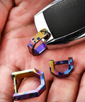 Alloy Miniature Keychain Clip With Detachable Tool Built For On The Go Travel And Camping Essentials Featuring Precision Machined Finish