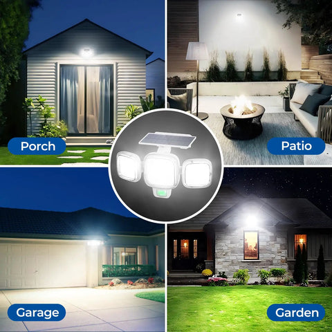 Hella Bright Solar Motion Sensor Outdoor Lights With Remote And Three Smart Modes Using Cob Led Lighting For Zero Dark Spots And Top Tier Security Perfect For Patios And Walkways With Dead Easy Install And Killer Rain Proof Design