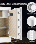 Built Like A Tank Heavy Duty Home Safe With Digital Touchscreen Lock, Anti Theft Security Safe With Six Locking Bolts, open door view