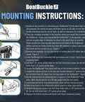 Self Retracting Rod Tie Down Mount For Gunwale Or Deck Two Pack Retractable Rod Tie Downs For Bass Boats And Small Vessels Easy Install And Adjustment Keeps Rods Secure And Organized On The Go mounting instructions chart