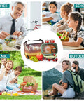 Desert Cowboy Ride Lunch Bag Insulated Tote For Women And Men High Capacity 9.4 x 6.7 x 9.8 Inches Leakproof Reusable Meal Cooler