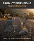 Universal Motorcycle Cruise Control Throttle Holder dimensions 3.04x2.03 inches, precision engineering for optimal grip.