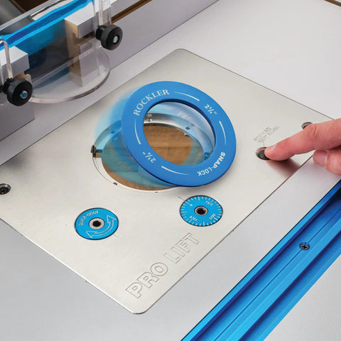 Locking Router Plate Insert Kit With Twist Locks For Router Table Insert Plate Aluminum Construction Fits Properly And Controls Dust No Tools Needed To Install 5 Pack Ideal For Woodworking And Dust Free Routing installed in table