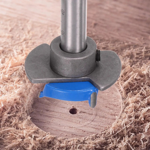 No Sweat Drilling With This Top Shelf Two Pack Forstner Drill Bits demonstrating precise 20mm wood cutting in progress.