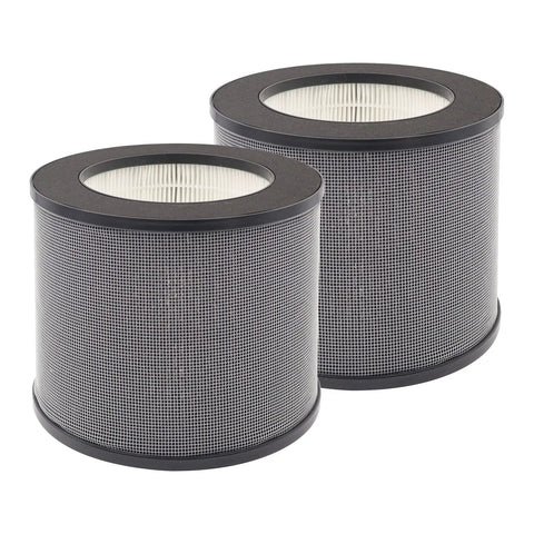 Two-pack AP006 Replacement Filter 3-in-1 H13 Main Filter with Pre-Filter and Activated Carbon, Compatible with TaoTronics TT-AP006