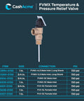 1 Inch FVMX-4LS Male Inlet Relief Valve Water Pressure Regulator Bronze Plumbing Fitting for Residential Systems Easy Push-To-Connect Durable Cartridge Design No Fuss Install shown front view