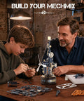3D Puzzle For Adults Beacon Tower Model Kit With Lights And Moving Engine Propeller, 139 Pcs Mechanical Building Set For STEM Learning, Cool Desk Decor And Gift For Men Women Teens, 6 Dynamic Effects And 3 Lighting Modes on table