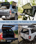 Heavy Duty Gas Strut Lift Support For Truck Camper Shell Topper Cap And Tool Box Hella Tough Tension compatible installation on trucks.