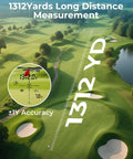 Game Changing Golf Range Finder With 2.4 Inch Color Touchscreen And Slope Detection Reads Up To 1312 Yards Fast Target Lock Easy Mode Switching Built For Sharper Shots And Lower Scores On The Course on golf course