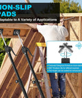 Heavy Duty Third Hand Support Pole For Cabinet Installations With 200 Lbs Capacity Extends From 23.6 In To 45.3 In Two Piece