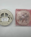 Indoor Fire Alarm Sounder And Strobe Light With Straight Up Reliable Alert Signals For Commercial Buildings Offering A No Brainer Wall Mount Setup And Top Shelf Heavy Duty Design, showing bubble wrapped unit and backplate.
